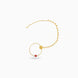 Gold Plated Aura Pearl Nose Ring