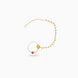 Gold Plated Traditional Glow Pearl Nose Ring