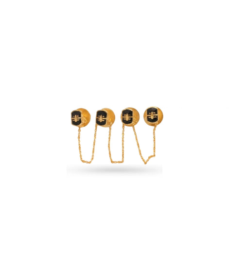 Gold Plated Shivling Kurta Buttons