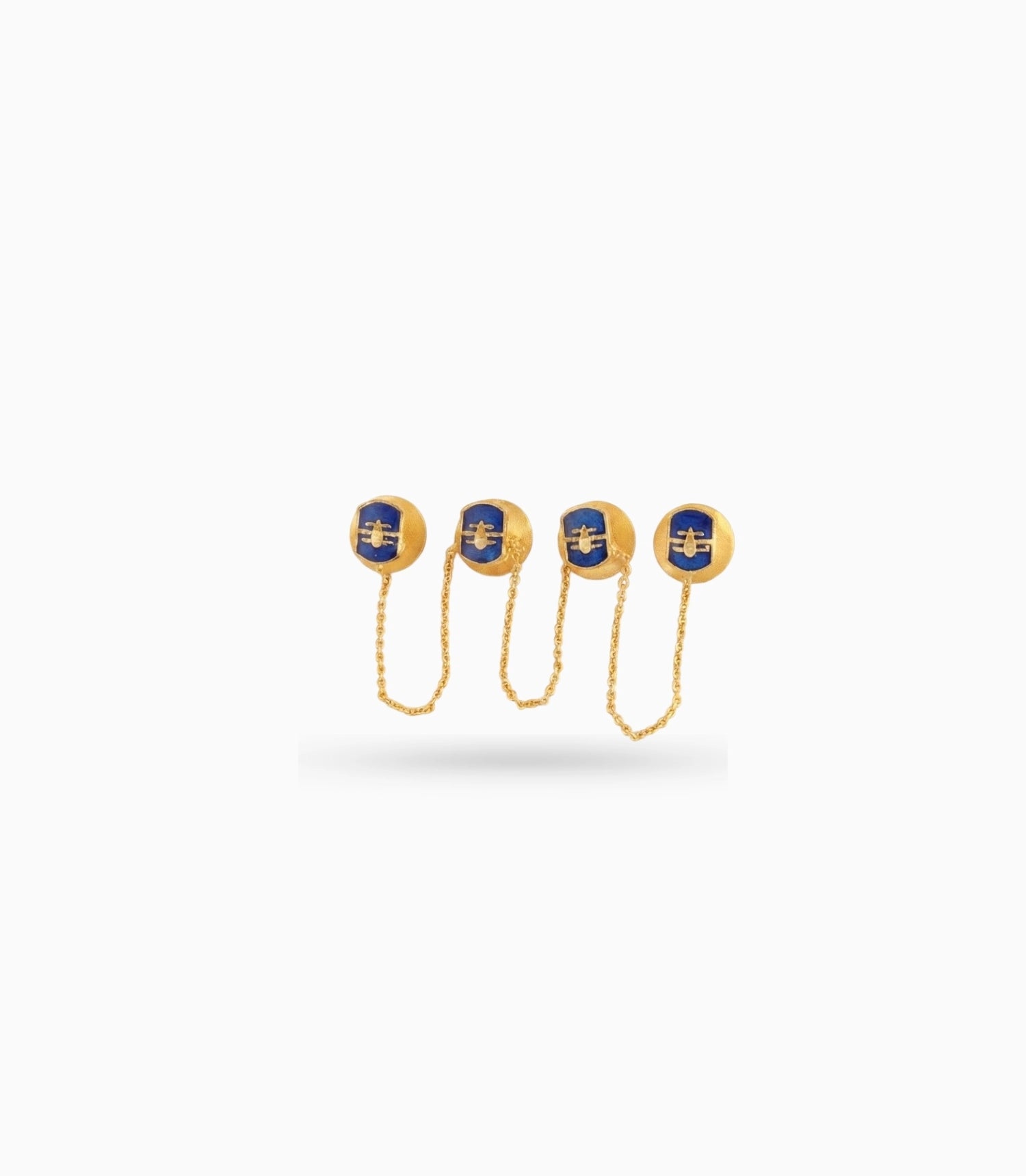 Gold Plated Meenakari Golden Grace Kurta Buttons