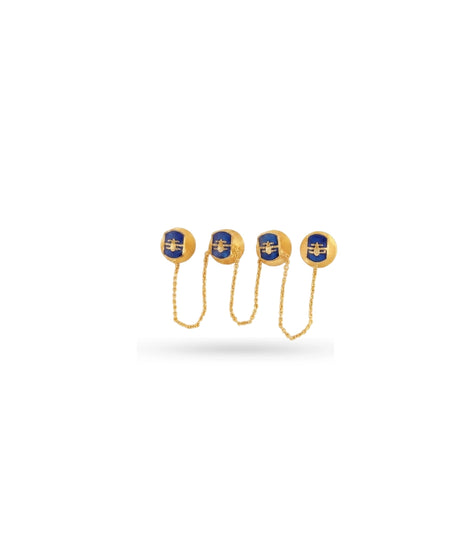 Gold Plated Meenakari Golden Grace Kurta Buttons