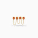 Gold Plated Meenakari Elegant Charm Kurta Buttons