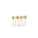 Gold Plated Meenakari Timeless Charm Kurta Buttons