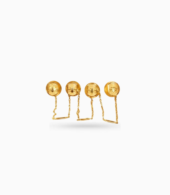 Gold Plated Classic Grace Kurta Buttons