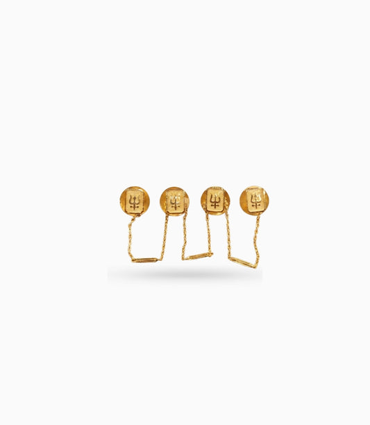 Gold Plated Royal Grace Kurta Buttons