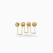 Gold Plated American Diamond Kurta Buttons