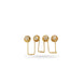 Gold Plated American Diamond Kurta Buttons