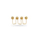 Gold Plated Single Ad Kurta Buttons