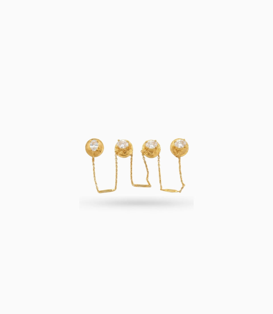 Gold Plated Classic Elegance Kurta Buttons