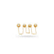 Gold Plated Classic Elegance Kurta Buttons