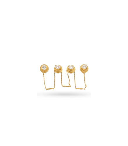 Gold Plated Classic Elegance Kurta Buttons