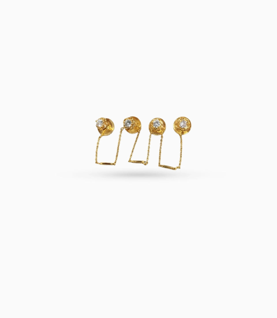 Gold Plated Golden Aura Kurta Buttons