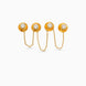 Gold Plated Graceful Aura Kurta Buttons