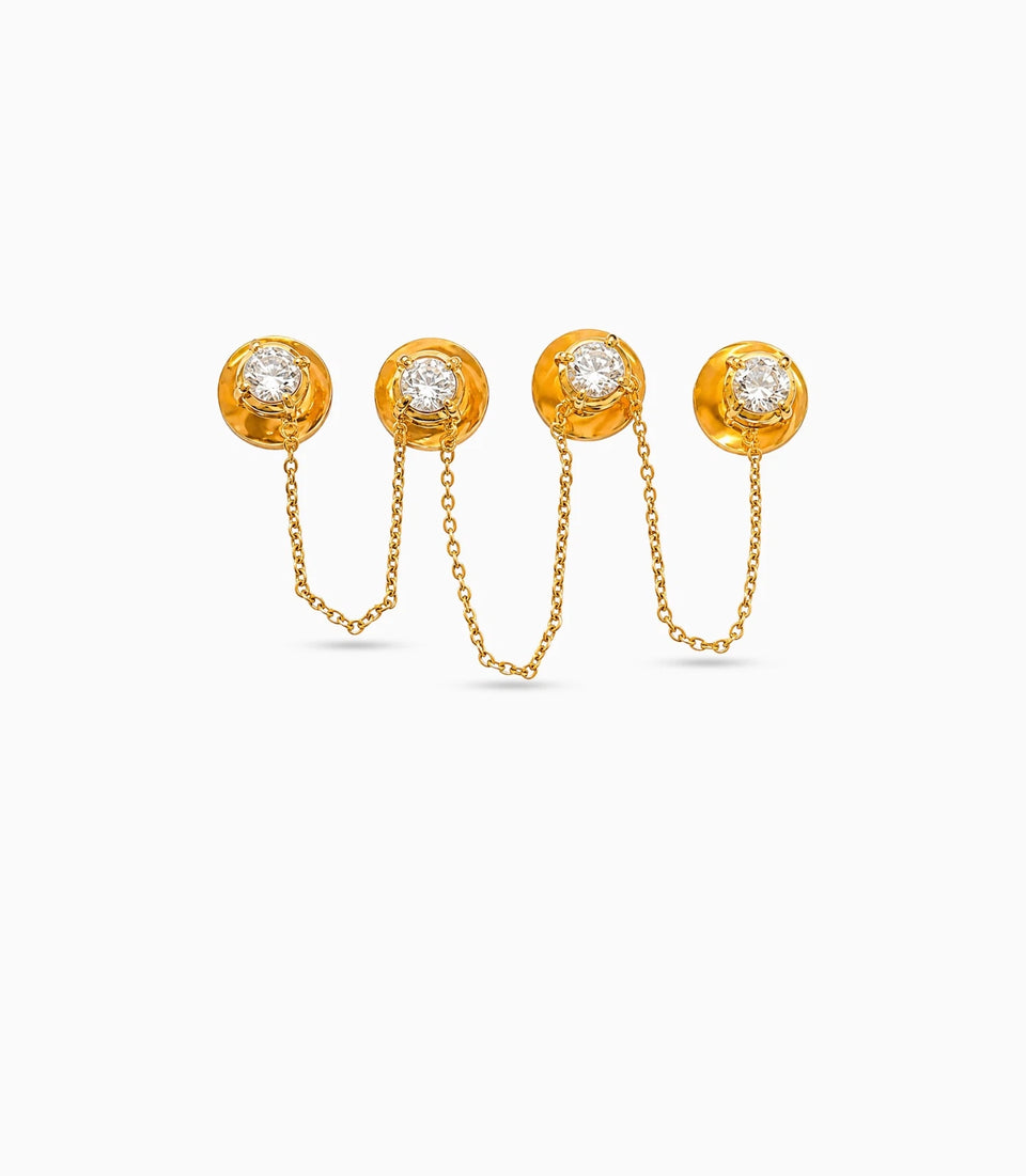 Gold Plated Graceful Aura Kurta Buttons