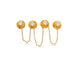 Gold Plated Graceful Aura Kurta Buttons