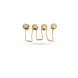 Gold Plated Square Cluster AD Kurta Buttons