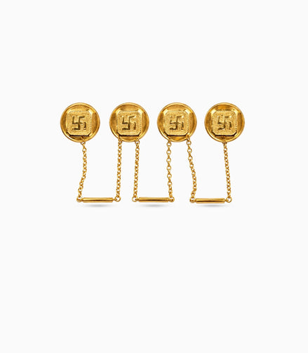Gold Plated Timeless Beauty Kurta Buttons