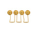 Gold Plated Timeless Beauty Kurta Buttons