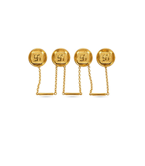 Gold Plated Timeless Beauty Kurta Buttons
