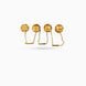 Gold Plated Elegant Heritage Kurta Buttons
