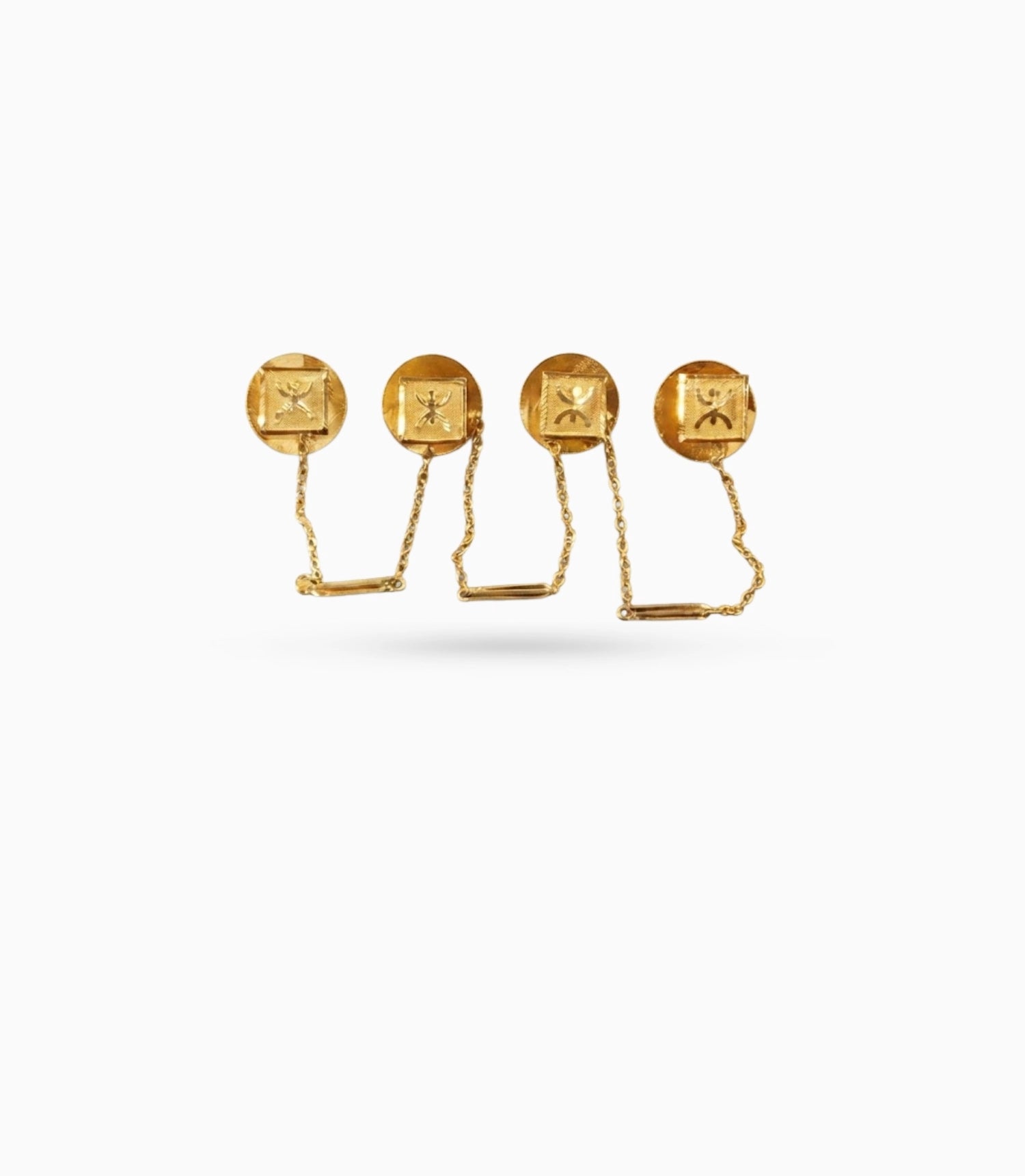 Gold Plated Elegant Heritage Kurta Buttons