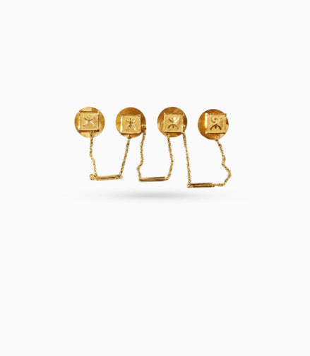 Gold Plated Elegant Heritage Kurta Buttons