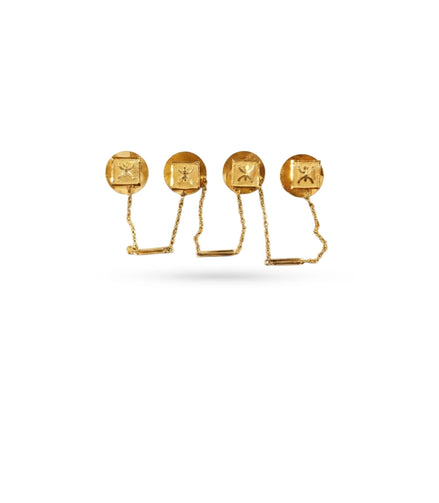 Gold Plated Elegant Heritage Kurta Buttons