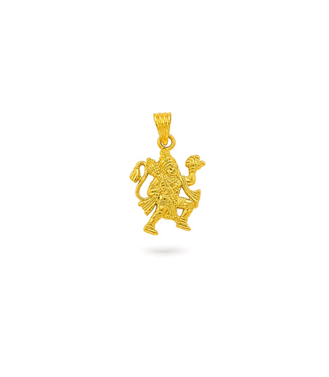 Gold Plated Hanuman Ji Pendant