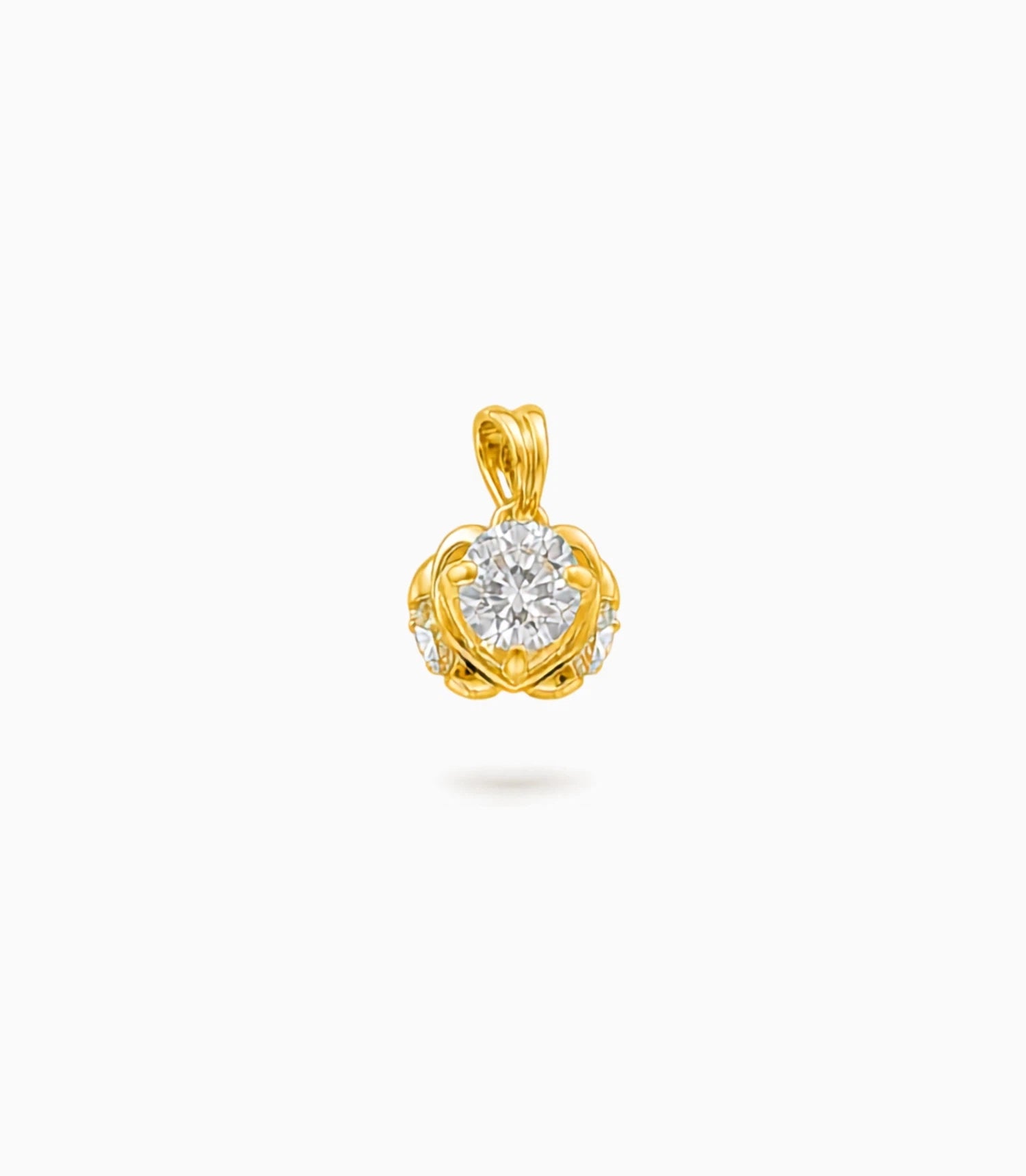 Gold Plated Shimmer AD Pendant