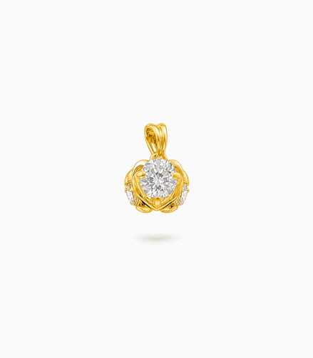 Gold Plated Shimmer AD Pendant