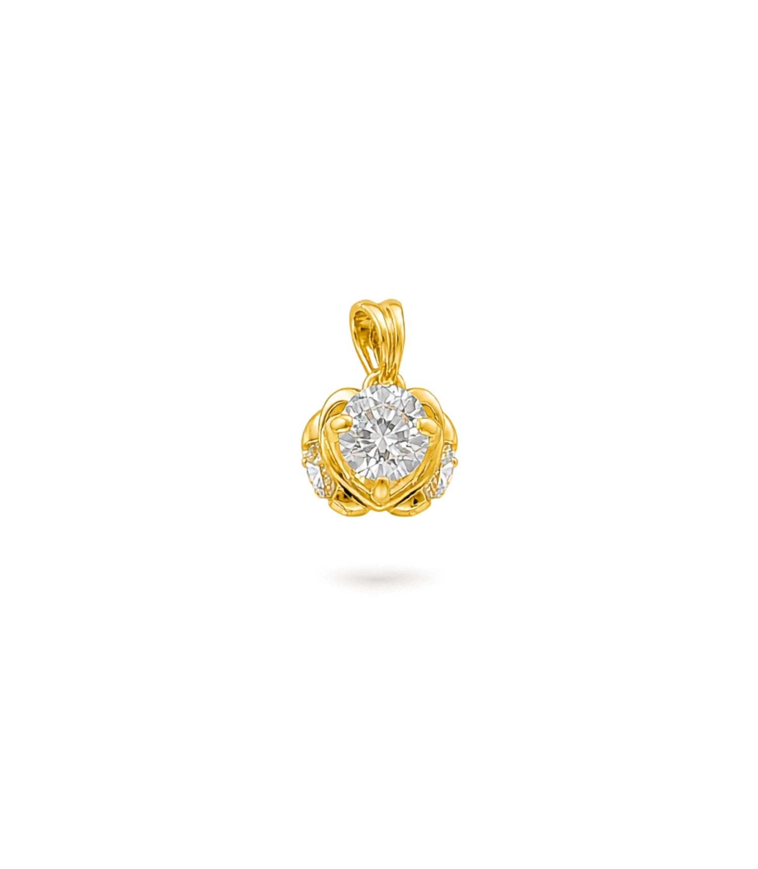 Gold Plated Shimmer AD Pendant