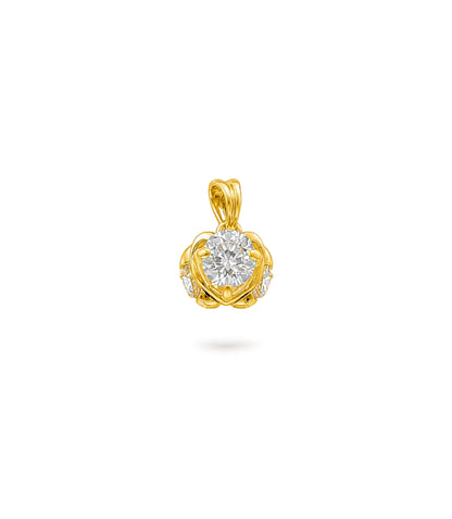 Gold Plated Shimmer AD Pendant