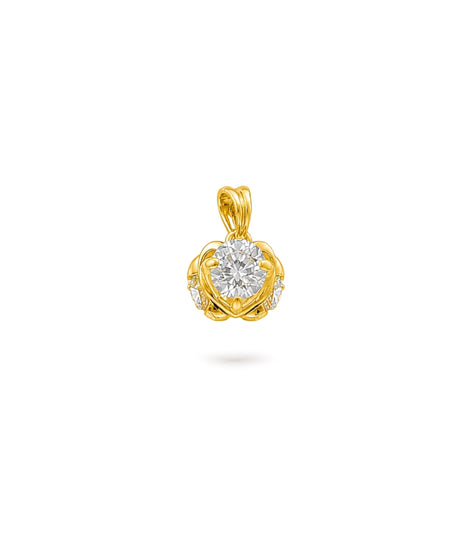 Gold Plated Shimmer AD Pendant