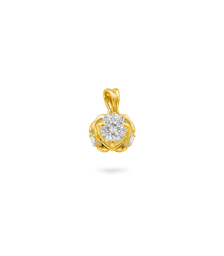 Gold Plated Shimmer AD Pendant