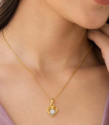 Gold Plated Brilliance AD Pendant