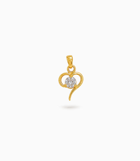 Gold Plated Gleam AD Pendant