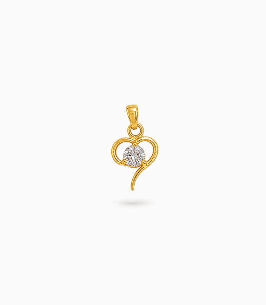 Gold Plated Gleam AD Pendant