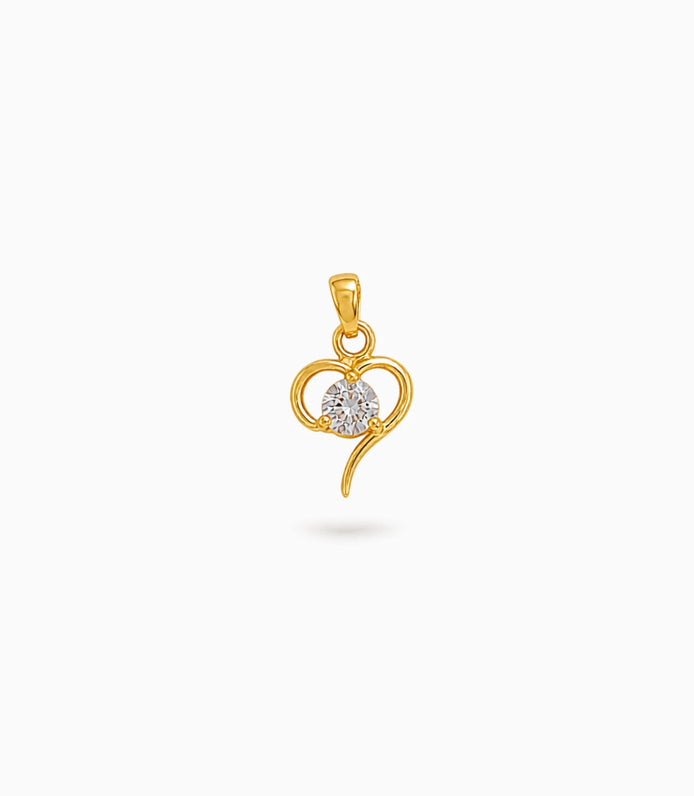 Gold Plated Gleam AD Pendant