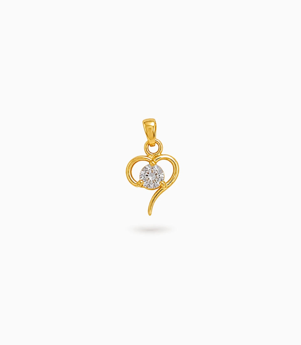 Gold Plated Gleam AD Pendant