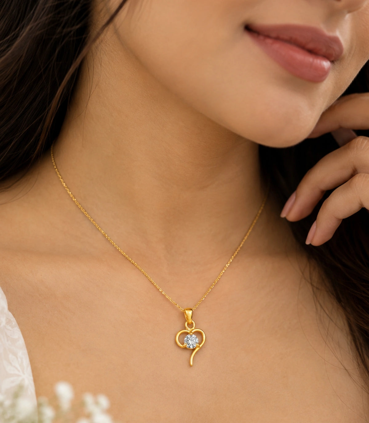 Gold Plated Gleam AD Pendant