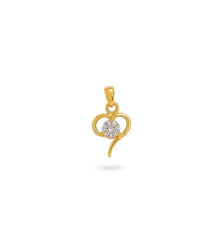 Gold Plated Gleam AD Pendant