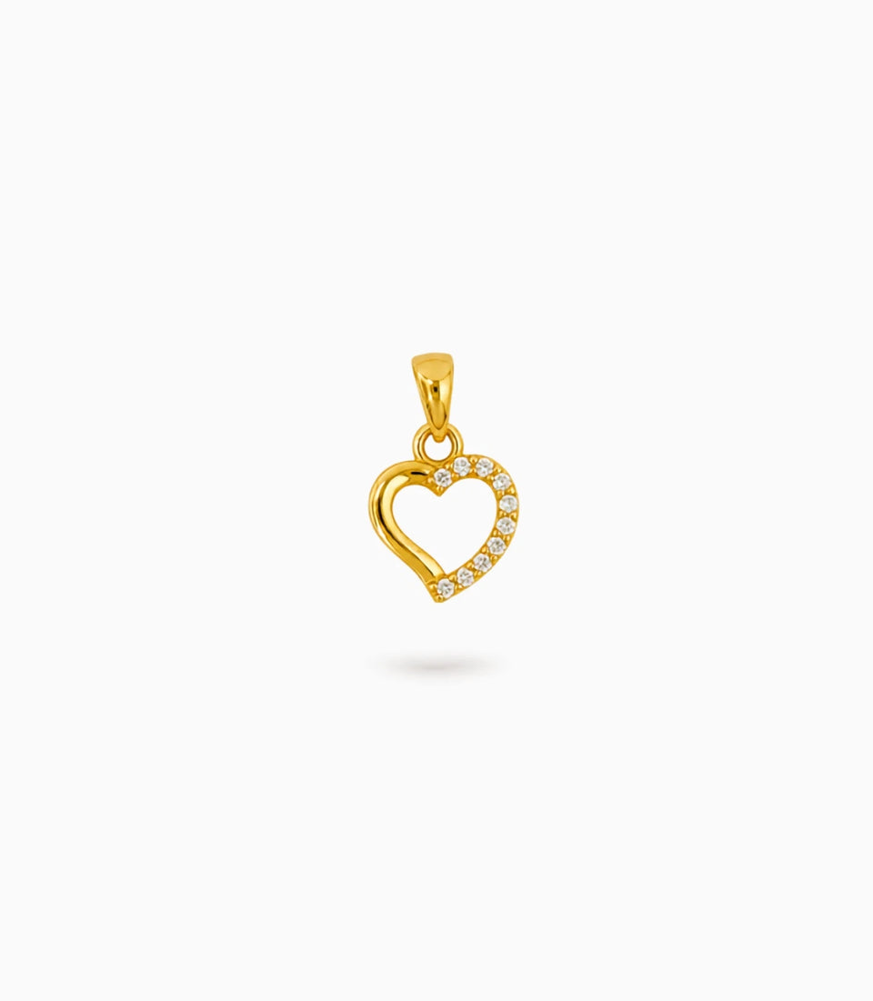Gold Plated Love Pendant