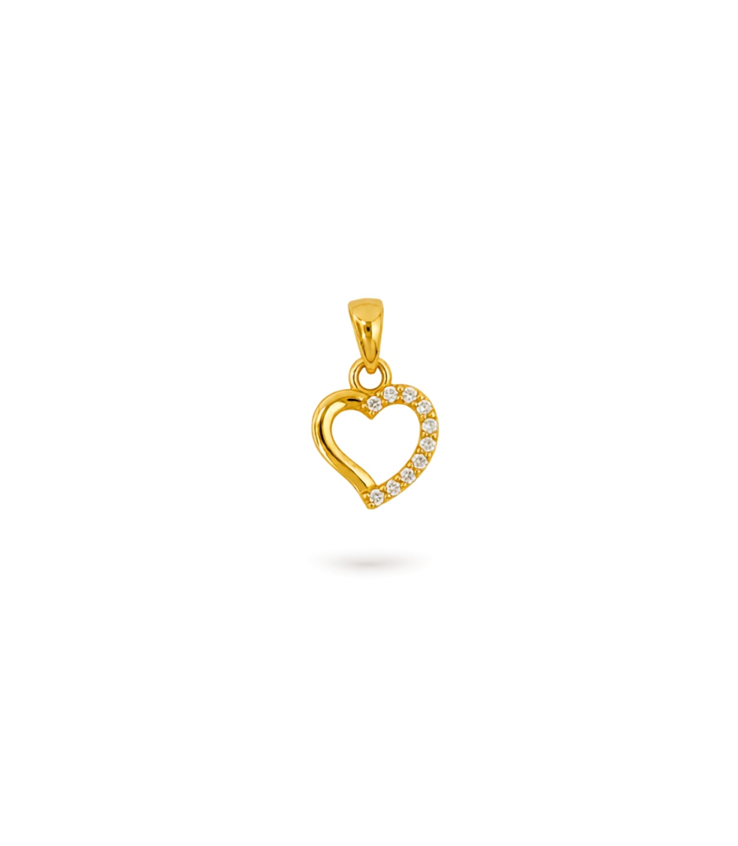 Gold Plated Love Pendant