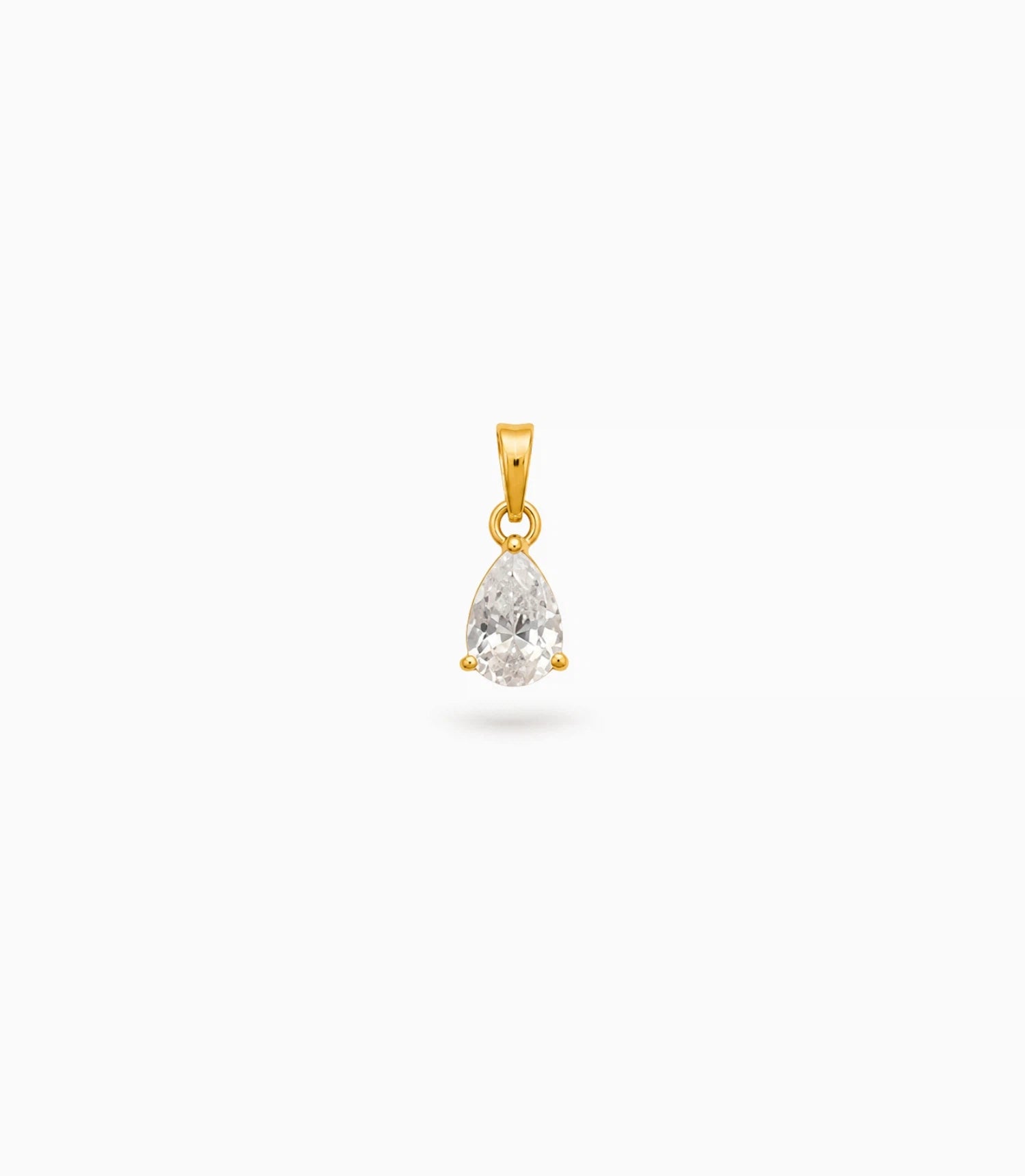 Gold Plated Pear AD Pendant