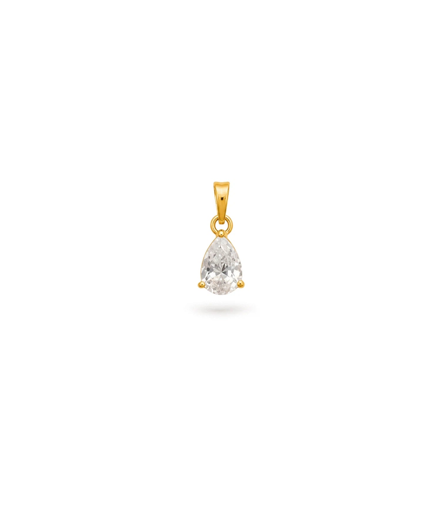 Gold Plated Pear AD Pendant