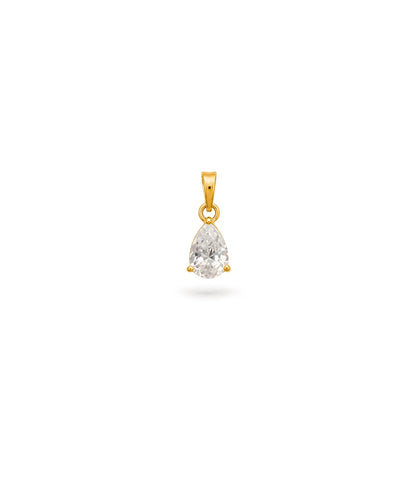 Gold Plated Pear AD Pendant