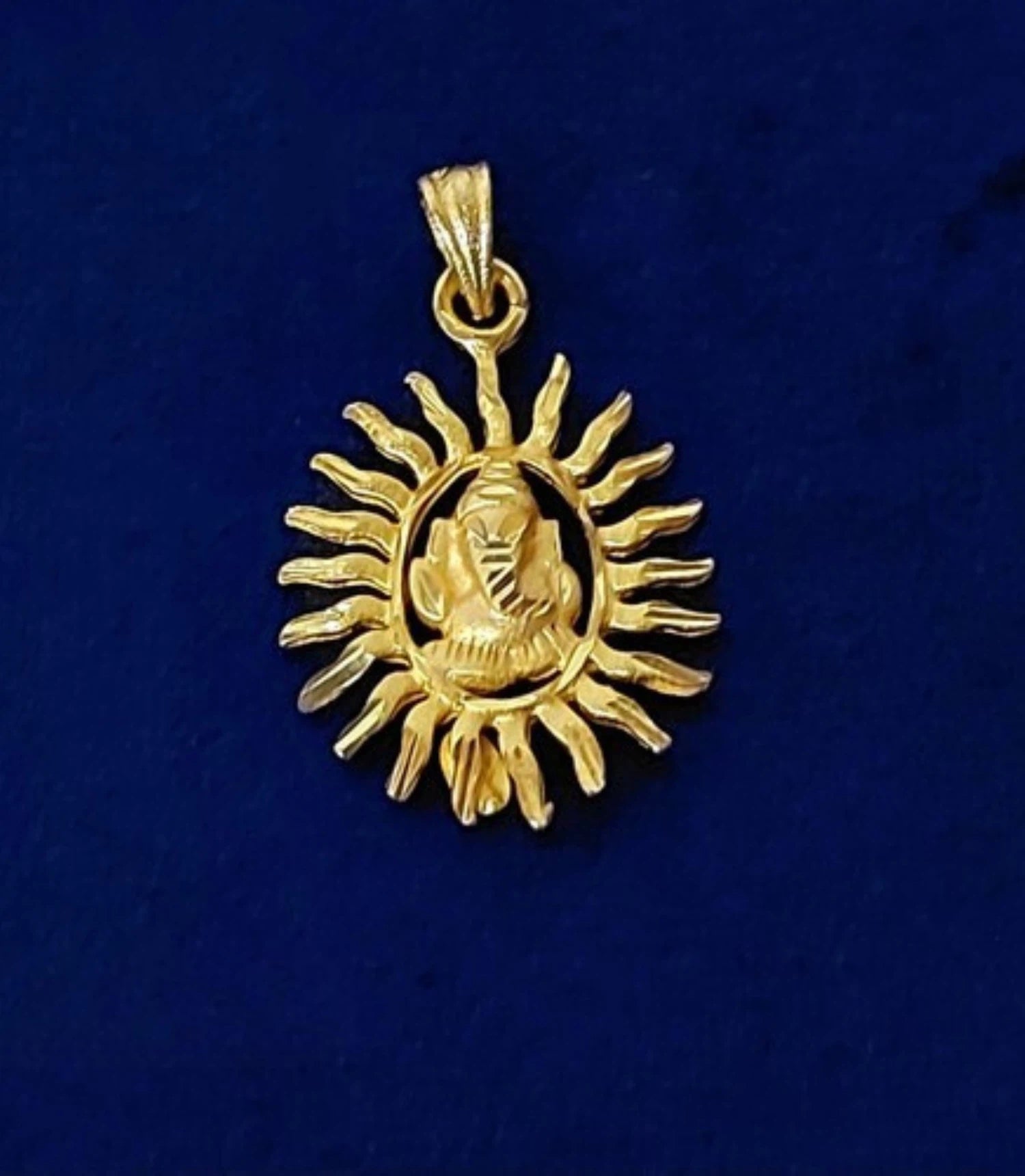 Gold Plated Lord Ganesha Pendant