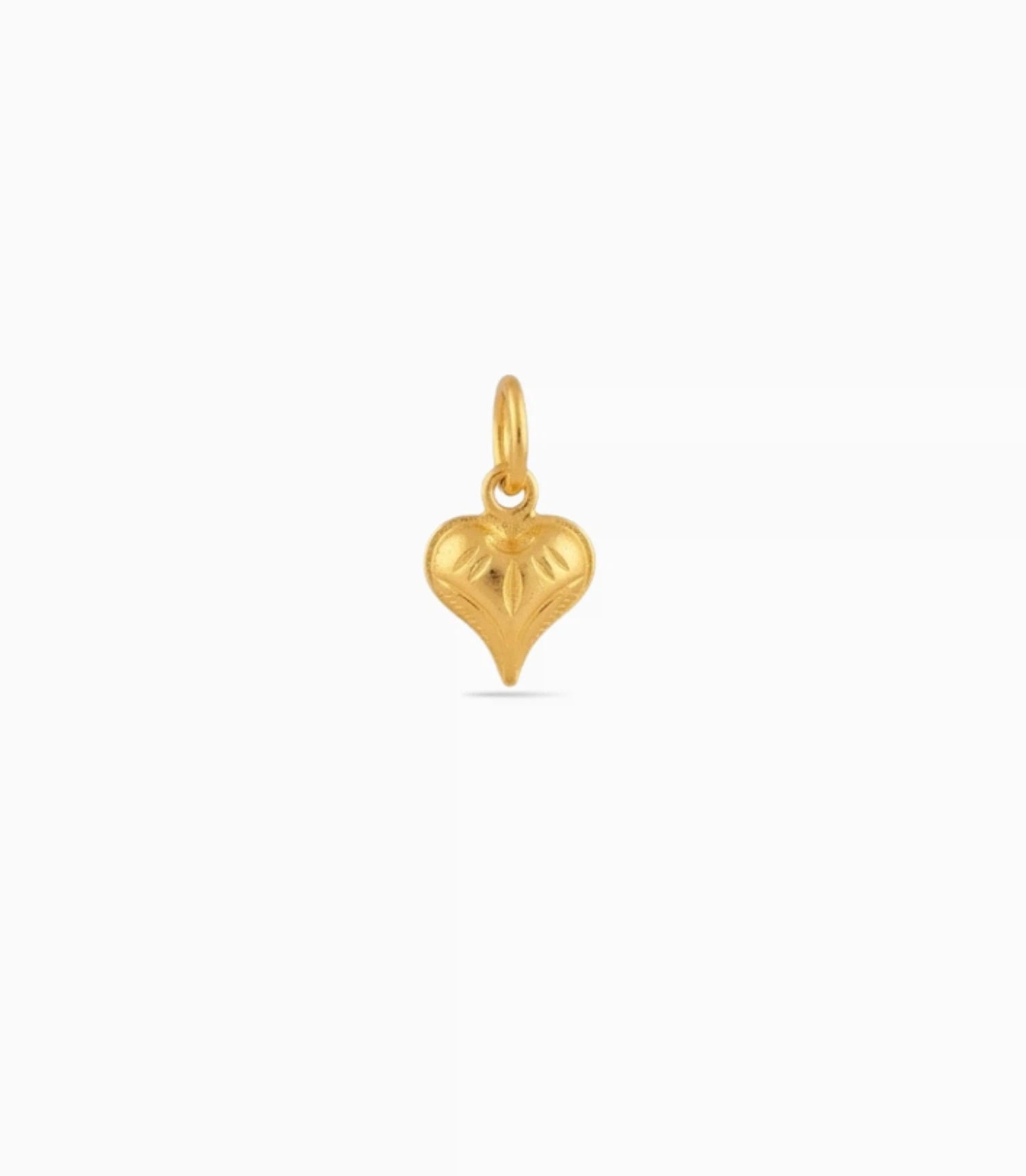 Gold Plated Delicate Heart Pendant