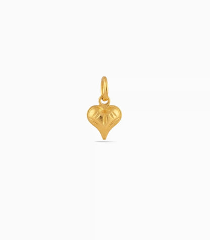Gold Plated Delicate Heart Pendant
