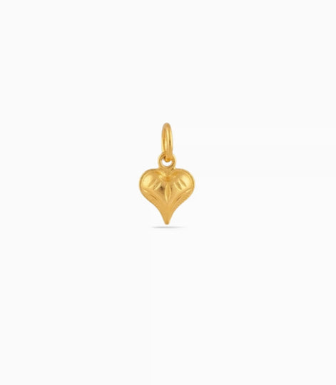 Gold Plated Delicate Heart Pendant